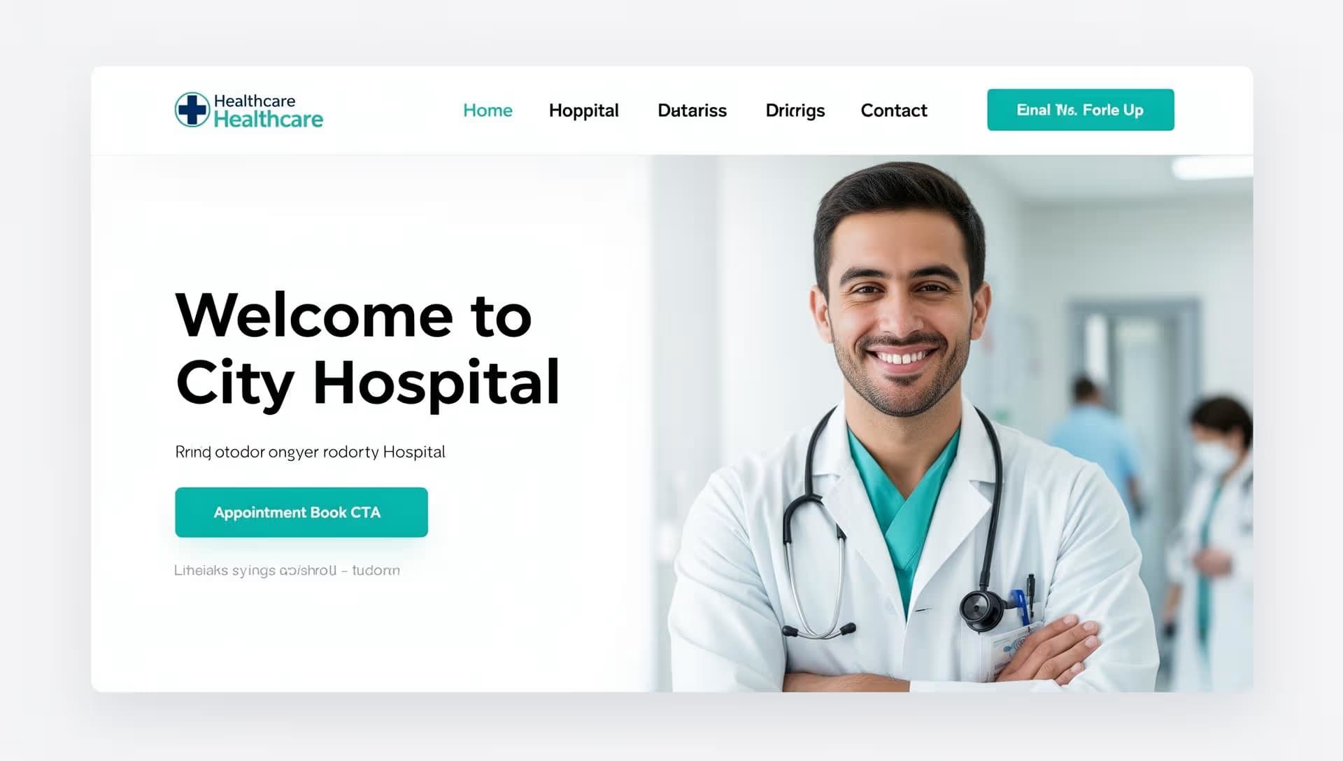 Healthcare website 1